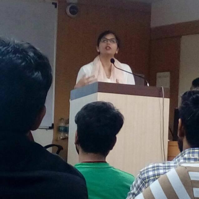 Sandhya Jane Speaking at Symbiosis, Pune