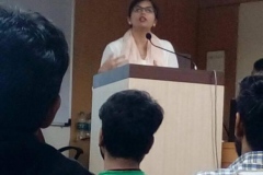 Sandhya Jane Speaking at Symbiosis, Pune